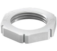 Wiska 10060811 EMUF 16 Contre-écrou résistant aux chocs M16 plastique gris clair 100 pc(s)