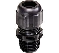 Wiska 10061745 Presse-étoupe résistant aux chocs, avec décharge de traction, avec joint 3/4'' NPT Polyamide noir (RAL 9005) 50