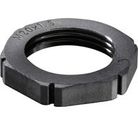 Wiska 10061775 EMUF 40 Contre-écrou résistant aux chocs M40 plastique noir 50 pc(s)