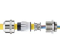 Wiska 10065365 Presse-étoupe résistant aux chocs, avec décharge de traction, avec joint M63 Acier inoxydable naturel 1 pc(s)