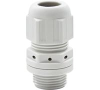Wiska 10100666 Presse-étoupe résistant aux chocs, avec décharge de traction, avec joint M25 Polyamide gris clair (RAL 7035)