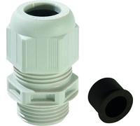 Wiska 10102680 Presse-étoupe résistant aux chocs, avec décharge de traction, avec joint 3/8\ NPT Polyamide gris clair (RAL 7035)