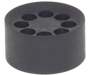 Wiska 10102744 MFD 40/08/070 Joint muti-passages résistant aux chocs, avec décharge de traction M40 plastique noir (RAL 9005) 25 pc(s)