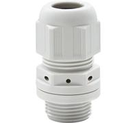 Wiska 10104412 Presse-étoupe résistant aux chocs, avec décharge de traction, avec joint M16 Polyamide gris clair (RAL 7035)