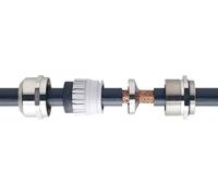 Wiska 10106098 Presse-étoupe résistant aux chocs, avec décharge de traction, avec joint M50 Acier inoxydable naturel 2 pc(s)