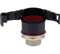 Wiska 10106896 EMBFS-12-16-BK Raccord à visser noir M16 x 1.5 droit 50 pc(s)