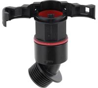 Wiska 10108878 EBF45-17-25-BK Raccord à visser noir M25 x 1.5 45° 50 pc(s)