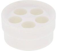 Wiska 10110532 MFD 40/03/086-02/100 RW Joint muti-passages résistant aux chocs, avec décharge de traction M40 plastique blanc 25