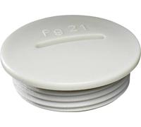 Wiska 50060708 VS 7 Vis de fermeture résistant aux chocs PG7 plastique gris clair (RAL 7035) 100 pc(s)