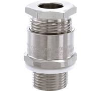 Wiska 50107570 Presse-étoupe résistant aux chocs, avec écrou de bloquage, avec joint M20 laiton (nickelé) naturel 1 pc(s)