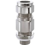 Wiska 50107587 Presse-étoupe résistant aux chocs, avec écrou de bloquage, avec joint M75 laiton (nickelé) naturel 1 pc(s)