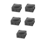 WISKA COMBI 308/5/S Lot de 5 boîtes de dérivation IP66 en polypropylène Noir 51 mm 85 mm