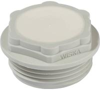 Wiska EMS 25 Introduction de câble Ø max. des bornes 18 mm Epaisseur de plaque (maxi) 9 mm plastique gris clair 100 pc(s)