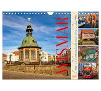 Wismar - Eine Hansestadt mit Charme (Wandkalender 2026 DIN A4 quer), CALVENDO Monatskalender: Wismar - Hansestadt mit Charakter