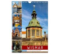 Wismar - Stadtspaziergang (Wandkalender 2026 DIN A4 hoch), CALVENDO Monatskalender