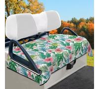 Wismoutput Housses de siège de voiture universelles avec fleurs tropicales - Convient à la plupart des voitures de club et des chariots de golf pour 2 personnes