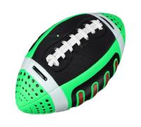 wisoolkic Ballon de Rugby pour Enfants, Cadeau, Ballon de Football Portable, Sport d'intérieur et d'extérieur, Taille 3, Vert, 11 x 22 cm