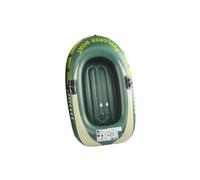 wisoolkic Bateau pneumatique gonflable, flotteurs, kayak gonflable pour lacs, voyage, pêche, embarcation monoplace, bateau pour 1 personne