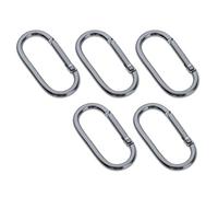 wisoolkic Boucles mousquetons en Aluminium Durable, Accessoires de Camping légers et Pratiques. Faciles à Utiliser, Elles servent également de Porte-clés, Crochet pour