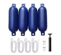 wisoolkic Bouée d'ancrage, ponton, pompe à air, protections de puits de bouée baignade avec effet tampon, facile à gonfler et dégonfler, défenses bateau pour l'amarrage, pare-chocs d'ancre