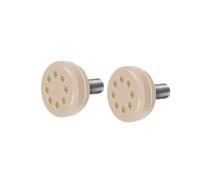 wisoolkic Butées de Patins à roulettes en Caoutchouc Rond, butées de Patins, Support Frein, polyvalentes, Excellente adhérence, Outils Remplacement, Accessoires