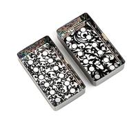 wisoolkic Cache- Pour micro de remplacement pour guitare électrique : améliorez votre style avec des pièces métalliques durables. Compatible avec les guitares électriques et les espacements entre