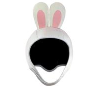 wisoolkic Cagoule de plongée sous-Marine en néoprène 3 mm Motif Lapin de Dessin animé pour la plongée avec Tuba, Le Kayak et l'hiver S, Rose Blanc, M