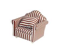 wisoolkic Canapé Miniature pour Maison de poupée, Fauteuil rembourré, Jouet Miniature, d'une qualité de Fabrication exceptionnelle, idéal pour Tout décor intérieur. Canapé avec Coussins,