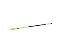 wisoolkic Canne à pêche télescopique Courte, ultralégère et Portable, idéale pour Les débutants et Les longeant Les Cours d'eau (7,2 m), Vert, 7.2 M
