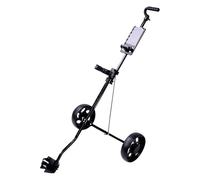 wisoolkic Chariot de Golf à 2 Roues, Polyvalent et Facile à Transporter. Permet de déplacer Plusieurs Sacs et équipements, optimisant Ainsi l'espace et facilitant Les
