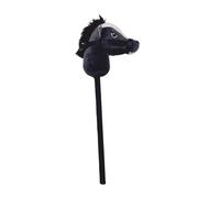 wisoolkic Cheval à Bascule interactif en Peluche, Jouet Amusant à chevaucher pour développer l'équilibre des Enfants, l'intérieur comme l'extérieur. , Noir , 70 x 20 cm