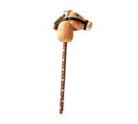 wisoolkic Cheval à Bascule interactif en Peluche, Jouet Amusant à chevaucher pour développer l'équilibre des Enfants, l'intérieur comme l'extérieur. , Jaune , 70 x 20 cm