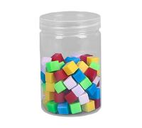 wisoolkic Cubes en centimètres pour Apprendre Les mathématiques : des Cubes colorés pour Aider Les Enfants d'âge préscolaire à maîtriser mathématiques de Base. Apprentissage coloré pour