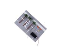 wisoolkic Décor de Route de Campagne, Maquette Voiture avec éléments réalistes, échelle 1/64, Diorama Garage avec boîte Rangement.