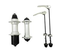 wisoolkic Ensemble de moyeux de Freins à Disque pour vélo, légers et à dégagement, roulements pour moyeux et arrière, pièces Roue, 32 Trous, Joint moyeu pour Freins Disque.