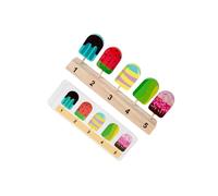 wisoolkic Faux Cornet de Glace, Jouet d'imitation, pour Les Jeux de rôle et l'apprentissage des Enfants. Ce Set Glace favorise Le développement des compétences sociales, Modèle A