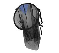 wisoolkic Filets de But de Football pour l'entraînement, en Fibre polypropylène Haute qualité. Montage Facile grâce pour aux Sangles et Boucles réglables, Noir Bleu, Diamètre 50 cm