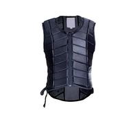 wisoolkic Gilet d'équitation Respirant et fiable, Accessoire de équestre, Confortable et rembourré pour l'absorption des Chocs, pour Femmes, Hommes, Adultes et, Noir, L
