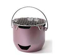 wisoolkic Grille de Cuisson extérieure en Acier Inoxydable au Charbon de Bois, Robuste et Facile à Utiliser, idéale pour Les barbecues et Les Jardins, Or, Filet de Gril 304 + poignée