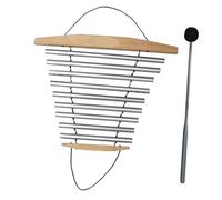 wisoolkic Instrument de musique portatif inspiré par la nature et carillon de méditation conçu pour transformer l'expérience méditation en un bol percussion extérieur avec maillet, 9 tons épaissis