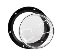 wisoolkic Joints toriques en Caoutchouc pour Trappe de Bateau, Trappe de Pont Ronde pour installations extérieures navires, 15 cm, Blanc Transparent, Noir Clair, 6 Pouces