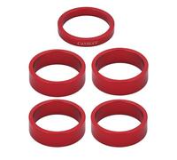 wisoolkic Kit de 6 entretoises de Direction en Aluminium Tailles différentes pour Fourche BMX : rondelles en Alliage d'aluminium 5 mm, 10 mm, 3 et 2, entretoises pour Potence