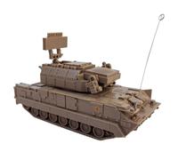 wisoolkic Kit de Char d'assaut à Assembler à l'échelle 8/1/72, Puzzle, Jeu de société Stimulant, modèle réduit véhicule Collectionner, Cadeau, Jaune, 12.3 x 5.2 x 7.5 cm