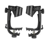 wisoolkic Kit de fixation pour microphone de batterie : pince serrage universelle compatible avec la plupart des microphones type 18 à 28. Diamètre la pince : 21 mm.