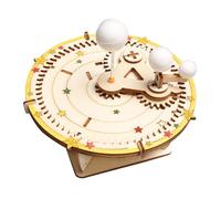 wisoolkic Kit de Maquette de système électrique pour Une expérience Scientifique Amusante : Bricolage pour Enfants, Mouvement du Soleil, la Terre et la Lune, Apprentissage éducatif, kit