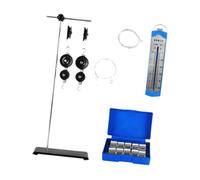 wisoolkic Kit de poulies pour expériences de Physique : mécanique fiable et Durable. Comprend l'équipement Essentiel pour l'enseignement et la démonstration la mécanique. Kit poulies pour