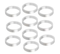 wisoolkic Kit d'entretoises pour Plateau de vélo avec entretoise de vis pour Plateau VTT et rondelles pour vélo Pliant, pour la Fixation d'un Joint pédalier Simple