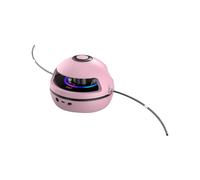 wisoolkic Machine à Sauter à la Corde avec Connexion Bluetooth, écran LCD, 10 Vitesses, éclairage Respirant Sept Couleurs, Lecture de Musique Via Bluetooth, Rose