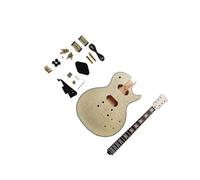 wisoolkic Matériaux pour Guitare électrique LP : Manche en Acajou, Touche en érable et Palissandre, Fil de cuivre de 2,9 mm Large. Kit pièces détachées pour Guitare LP à Monter soi-même.
