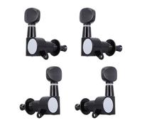 wisoolkic Mécaniques d'accordage pour guitare acoustique, boutons de cordes robustes, 2L 2R, pièces de rechange pour mécaniques d'accordage de ukulélé, faciles à installer,